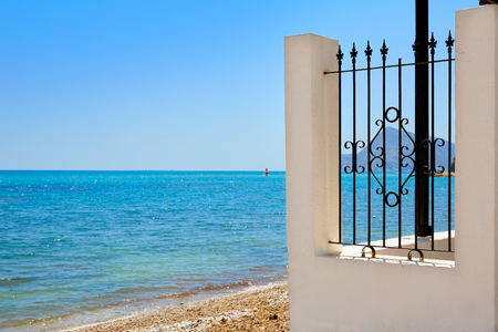Altea beach in Alicante Playa de L Olla beachの写真素材