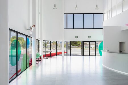 Interior of the new office building in Valenciaの写真素材