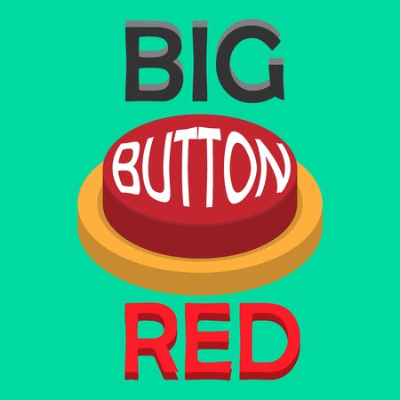 BIG RED BUTTON for big man finger