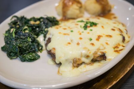 Beef cheese steakの写真素材