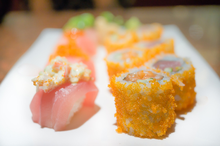 Delicious sushiの写真素材