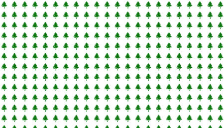 Christmas seamless pattern with christmas trees on white wallpaper background. Winter Holidays texture, wrapping paper.の写真素材