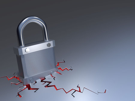 Weak securityの写真素材