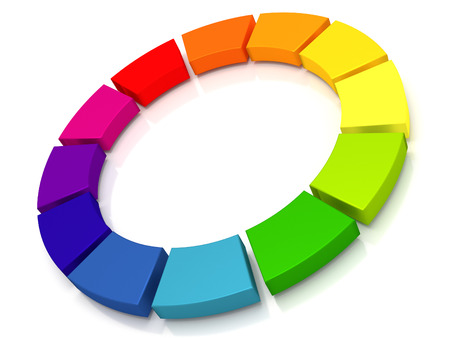 A circle that can be used to illustrate continuous delivery and continuous integration.の写真素材