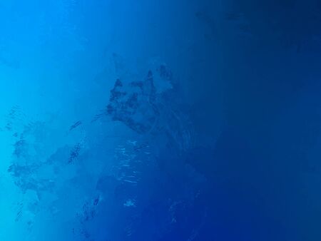 Blue splatter effect paintingの写真素材
