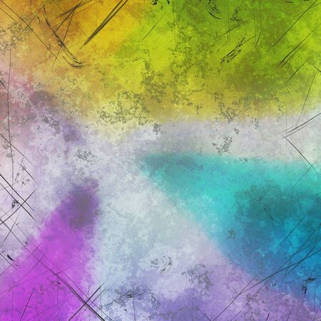 grunge texture design with stains and scratches background grunge texture design with stains and scratches background in green yellow blue and pink colors in high resolution for your design project or websiteの写真素材