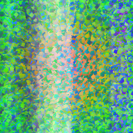 abstract geometric uneven smooth texture design with green blue orange colors background in high resolution for your design project or websiteの写真素材