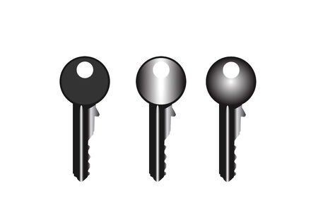 Black keyのイラスト素材