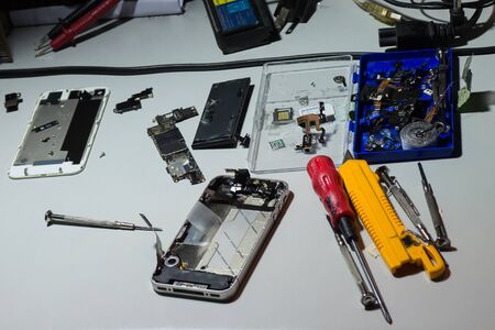 Mobile phone repairの写真素材