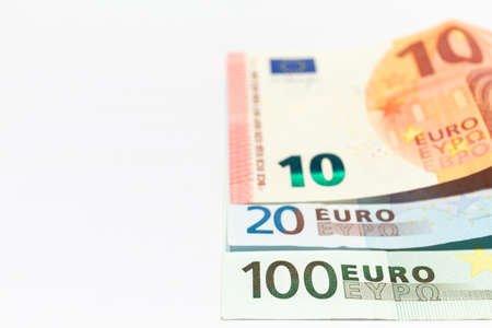 Euro Money Banknotes. Shallow focus.の写真素材