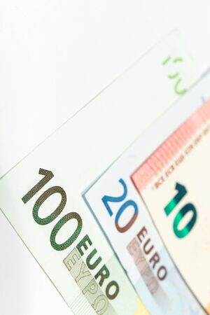 Euro Money Banknotes. Shallow focus.