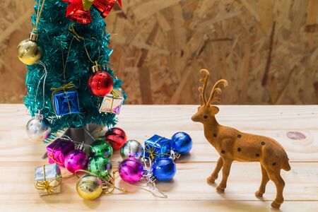 Christmas design - Close up christmas tree.の写真素材