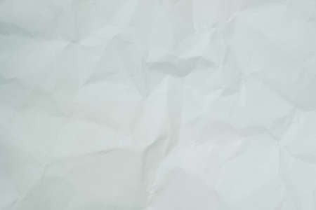 Texture of white recycle crumpled paper, copy space for text.の写真素材