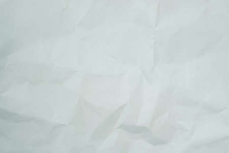 Texture of white recycle crumpled paper, copy space for text.の写真素材