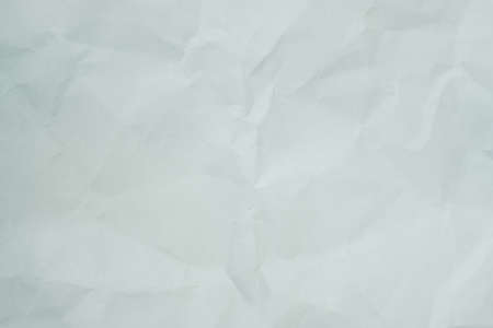 Texture of white recycle crumpled paper, copy space for text.の写真素材