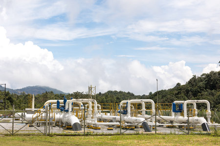 natural gas control station