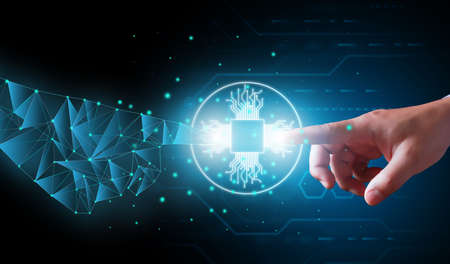 Digital transformation conceptual for next generation technology era, Digital technology development