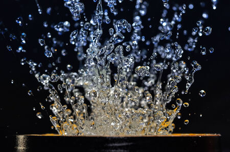 Beating the waterの写真素材