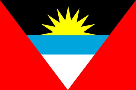 flag of Antigua And Barbuda の写真素材