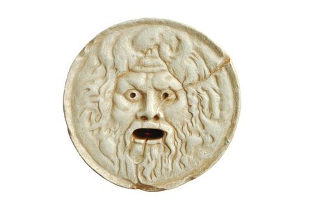 Bocca Della Verita or Mouth Of Truth close view の写真素材