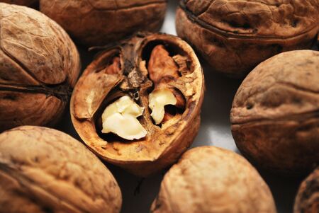 Background or texture for group dry nuts