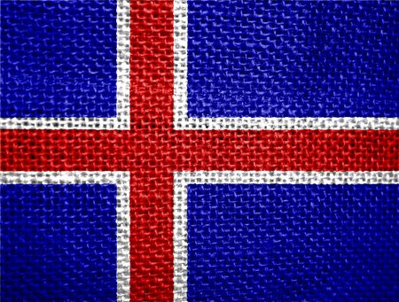 very big size illustration country flag of icelandの写真素材