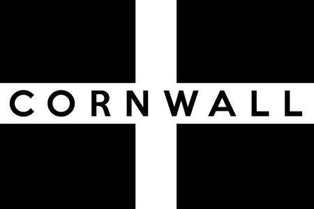 very big size cornwall people ethnic flagの写真素材