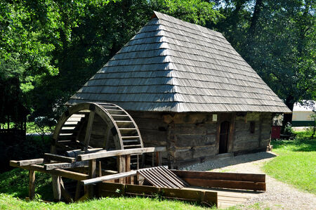 sibiu romania ethno museum wood water mill