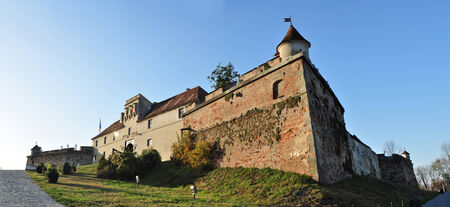 citadel of brasov romania tower detail landmark architecture panoramaのeditorial素材