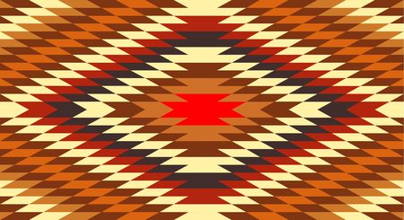 american native traditional ethnic costume motif seamless patternのイラスト素材