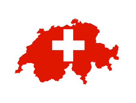 switzerland country flag map shape national symbol switzerland country flag map shape national symbol