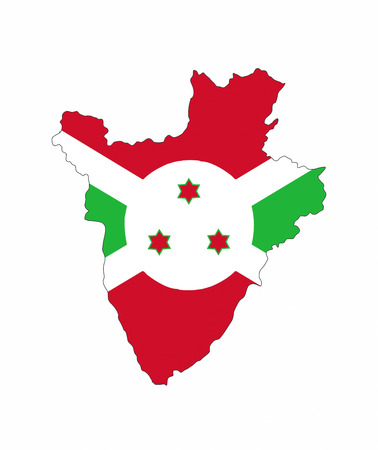burundi country flag map shape national symbol burundi country flag map shape national symbol