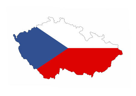 czech republic country flag map shape national symbol czech republic country flag map shape national symbol
