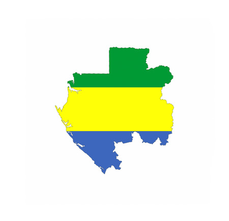gabon country flag map shape national symbol gabon country flag map shape national symbol