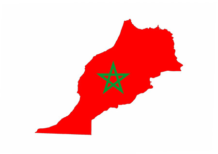 morocco country flag map shape national symbol morocco country flag map shape national symbol