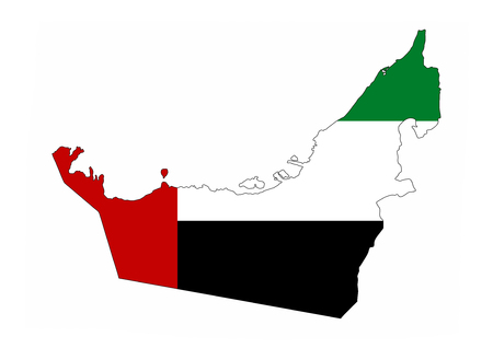 united arab emirates country flag map shape national symbol united arab emirates country flag map shape national symbol