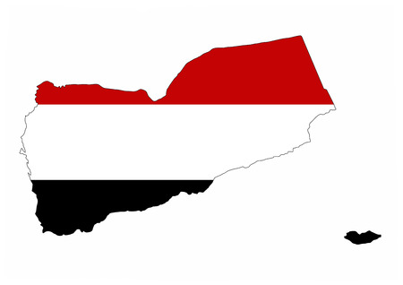 yemen country flag map shape national symbolの写真素材