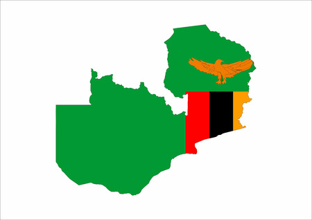 zambia country flag map shape national symbol zambia country flag map shape national symbol