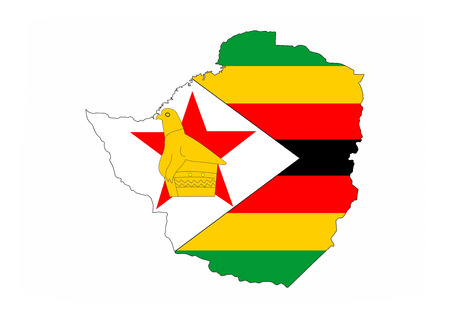 zimbabwe country flag map shape national symbol zimbabwe country flag map shape national symbol