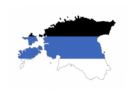 estonia country flag map shape national symbol estonia country flag map shape national symbol