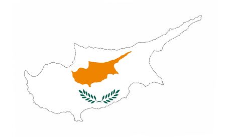 cyprus country flag map shape national symbol cyprus country flag map shape national symbol