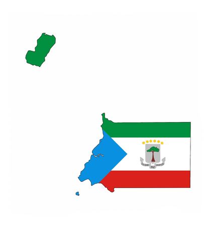 equatorial guinea country flag map shape national symbol equatorial guinea country flag map shape national symbol