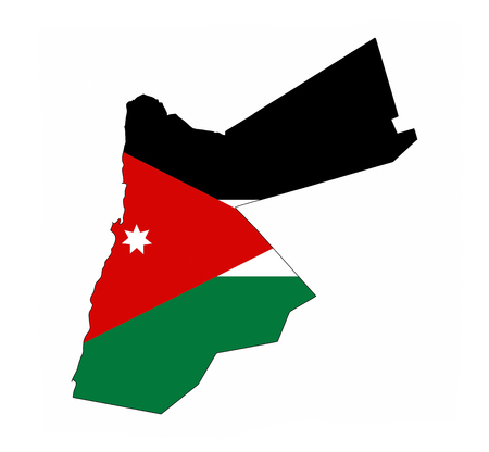jordan country flag map shape national symbol jordan country flag map shape national symbol