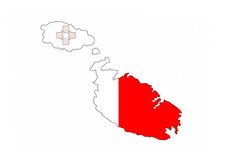 malta country flag map shape national symbol malta country flag map shape national symbol