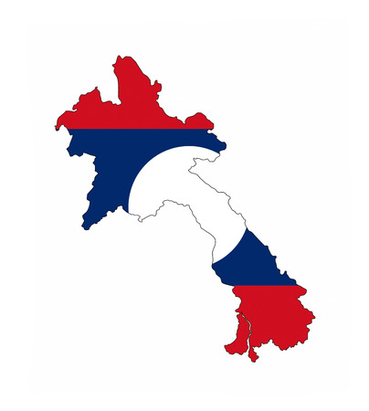 laos country flag map shape national symbol laos country flag map shape national symbol