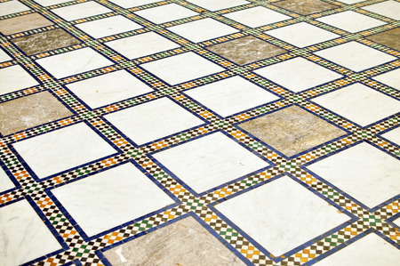 morocco arab hone floor decoration pattern background