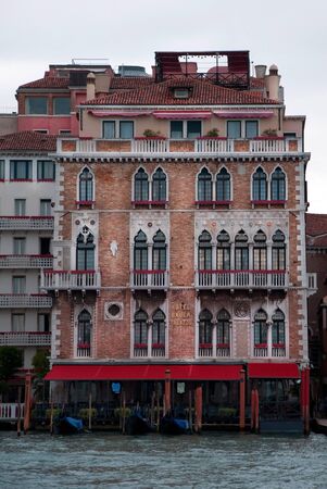 venice city italy genuine house facade architectureのeditorial素材