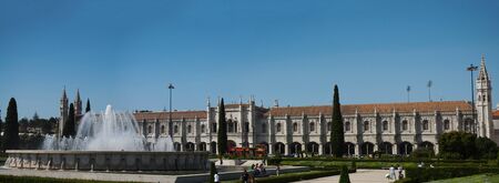 lisbon city portugal Jeronimos Monastery landmark architecture 04.10.2011のeditorial素材