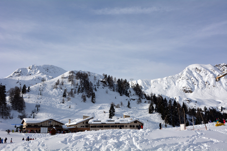 VAL BREMBANA, ITALY - 06.26.2015: San Simone Italy Ski Resort editorialのeditorial素材