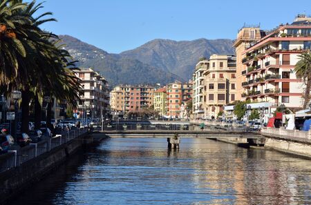 PORTOFINO, ITALY - 1.4.2015: architecture and people general view editorialのeditorial素材